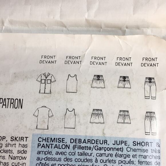 Vintage 1989 Busybodies by Butterick Sewing Pattern 4002 Girl's/Boy's - Picture 9 of 12
